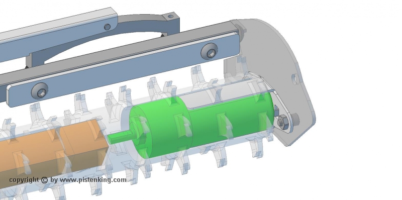 Antrieb Fräswelle AlpinFlexFräse AT-Modellbau