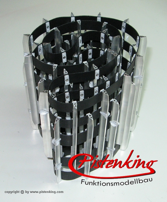 Aluminium-Ketten zu Pistenking-Fahrgestell 1:12