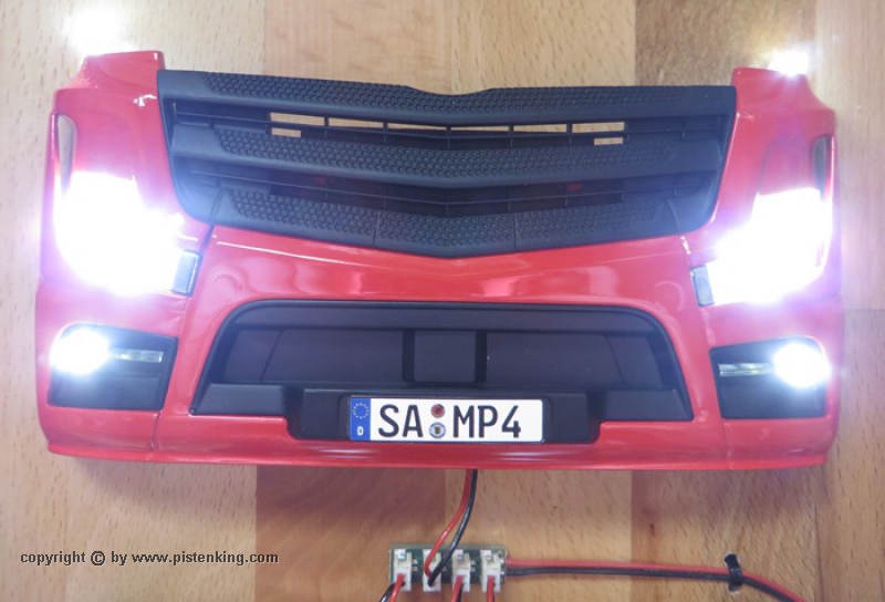 Kingbus Head Light Modules for ScaleArt Actros