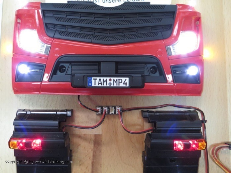 Kingbus Tail Light Modules for Tamiya Actros